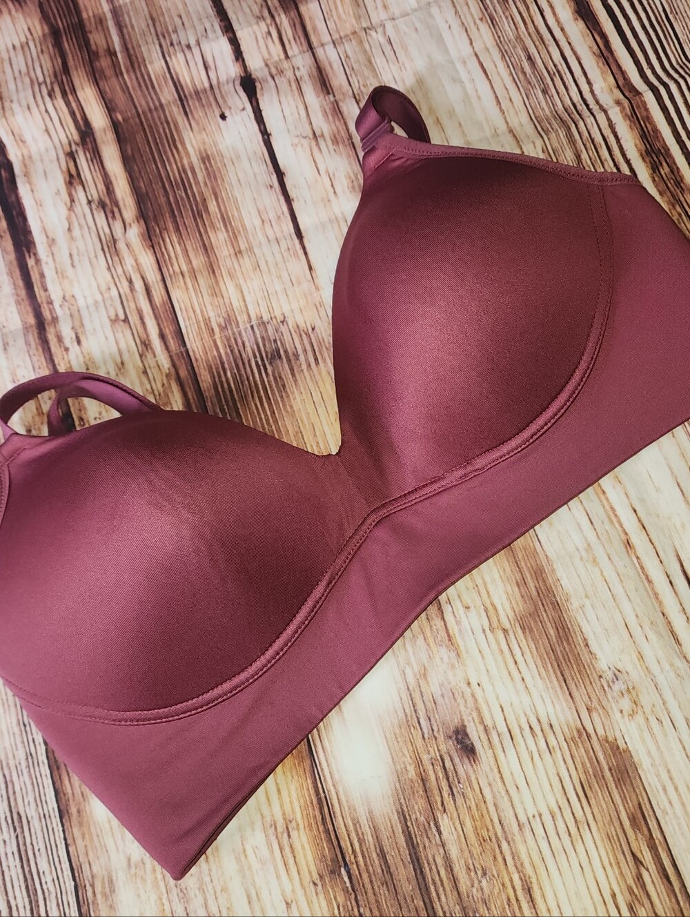 Warner's Smooth T-Shirt Bra - Wine